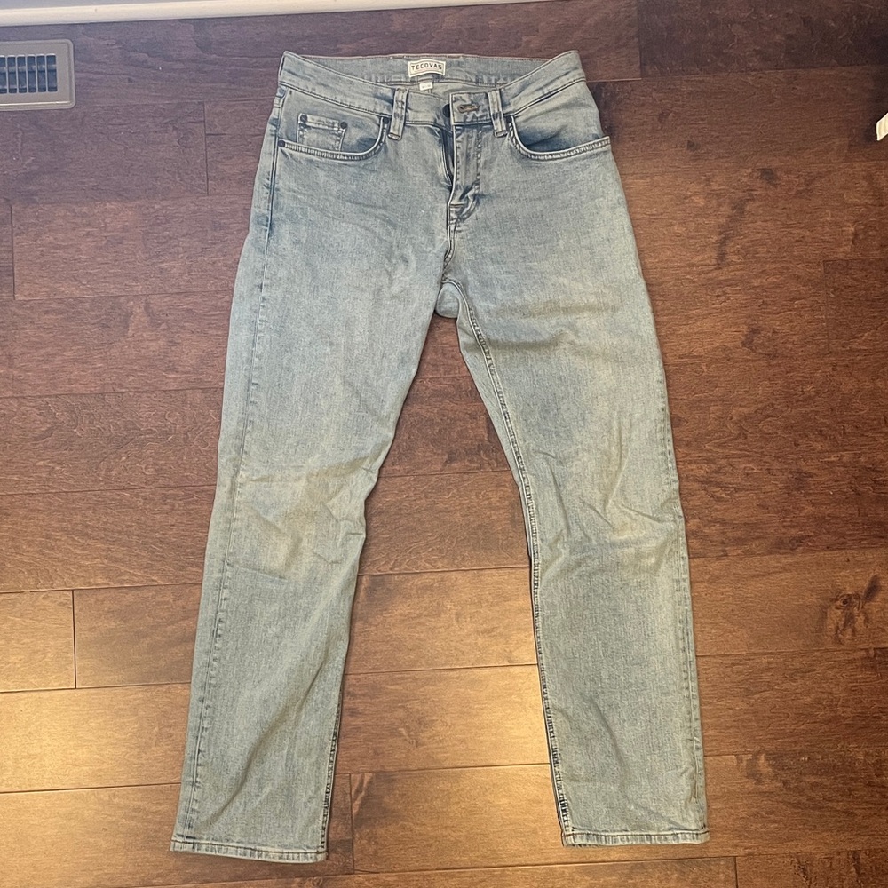 Tecovas Men's Denim Slim Jeans - Light Blue